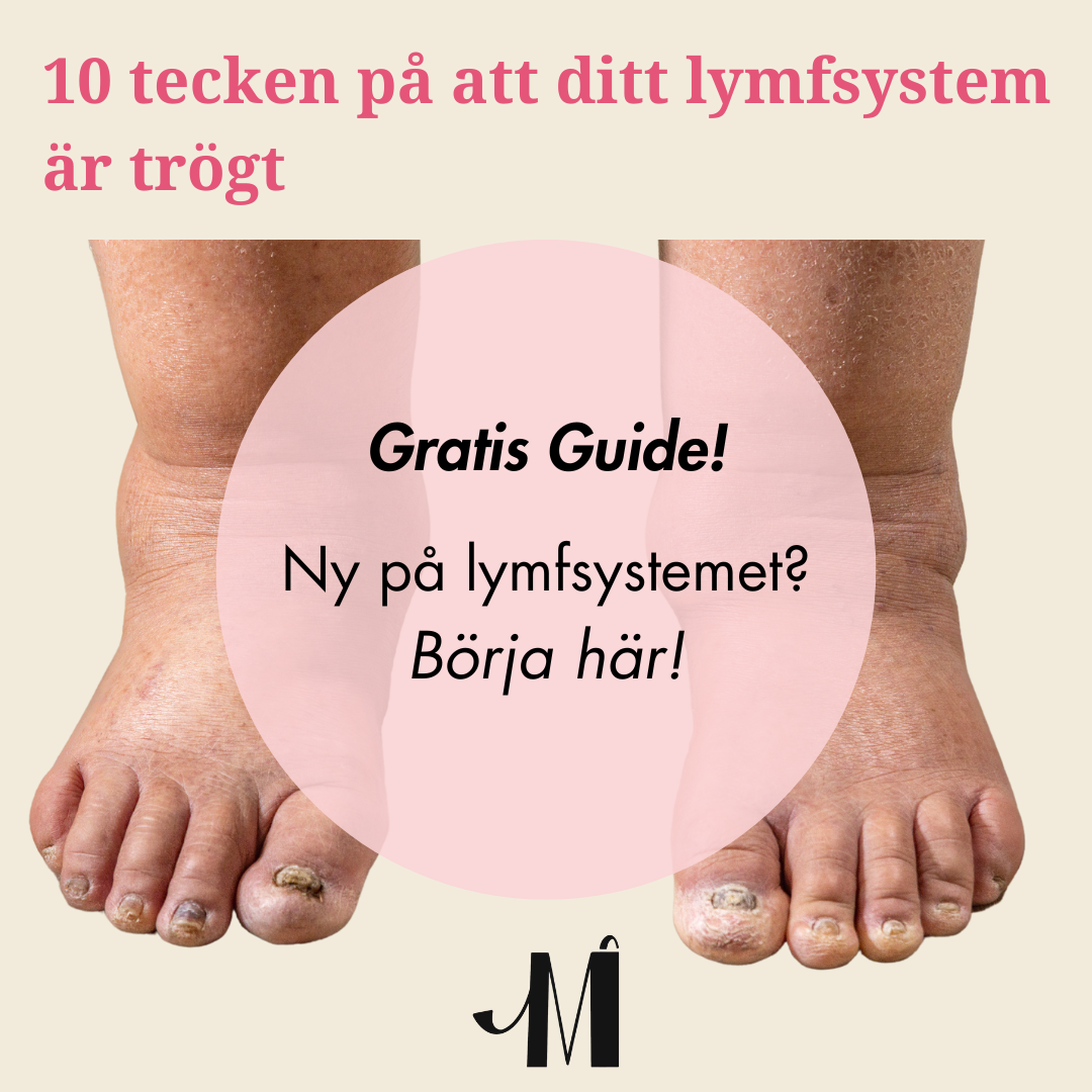 Gratis guide: 10 tecken på ett trögt lymfsystem