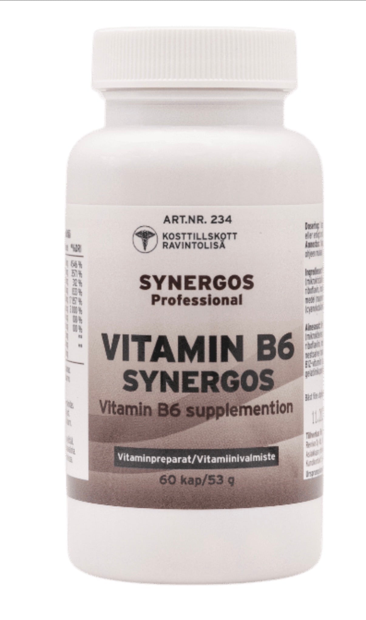Vitamin B6 synergos