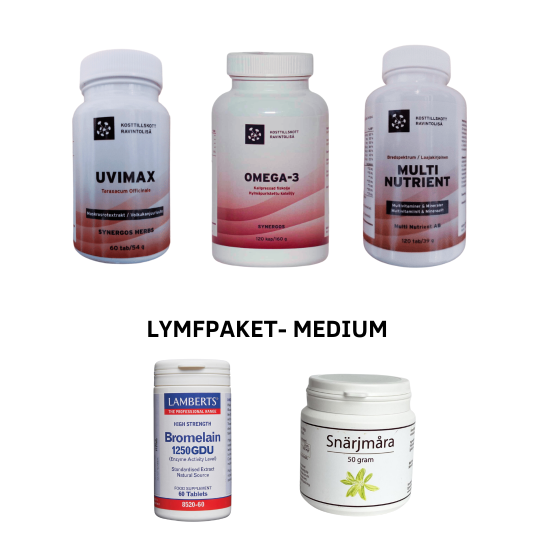 Lymfaattinen paketti - keskikokoinen